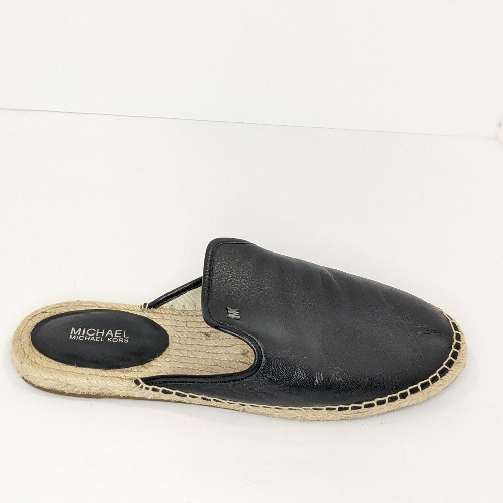 Michael kors leather espidrille sliders - Picture 2 of 16